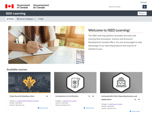 Open Source: GCWeb theme for Moodle LMS - for the Government of Canada ...