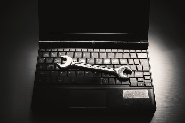 Laptop maintenance. Photo courtesy of Openverse.