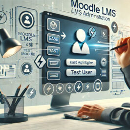 Moodle LMS Testing Logging In and Out of Log In As